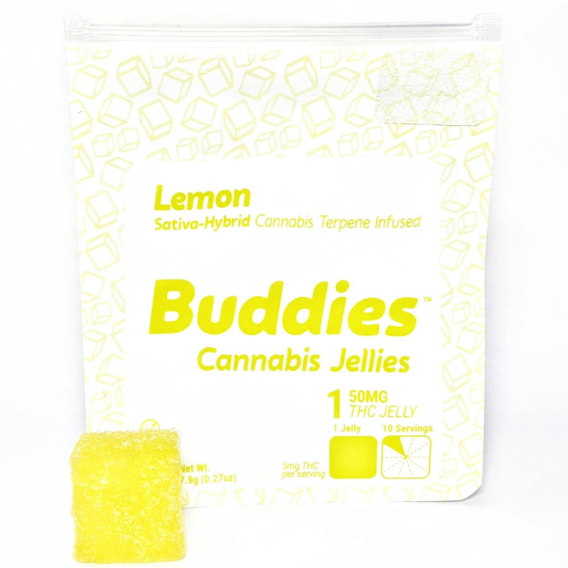 Buddies 50mg 1pc Lemon Gummy
